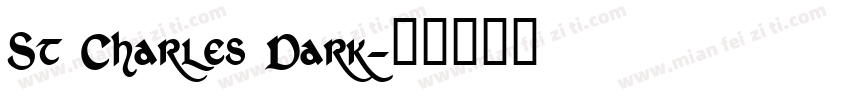 St Charles Dark字体转换